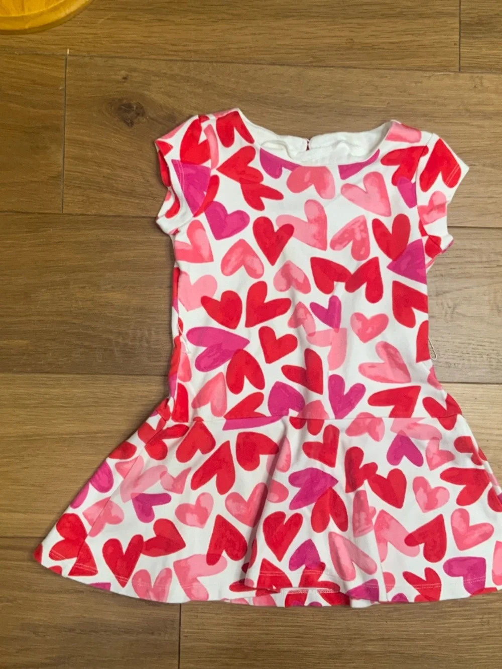 Gymboree Pink, Purple and Red Hearts Dress Size 6